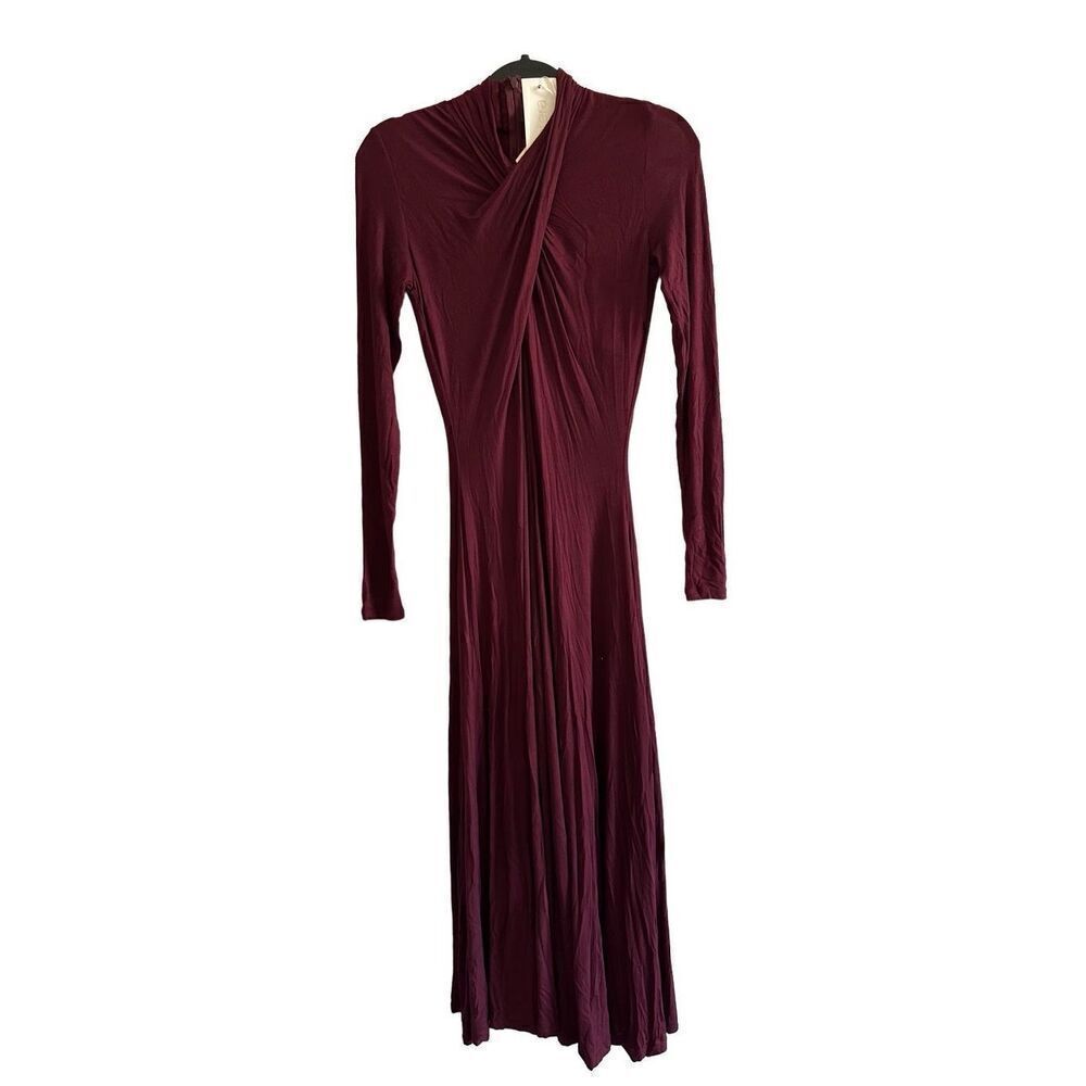 NWT Etcetera Wine Adorn Dress Size 00